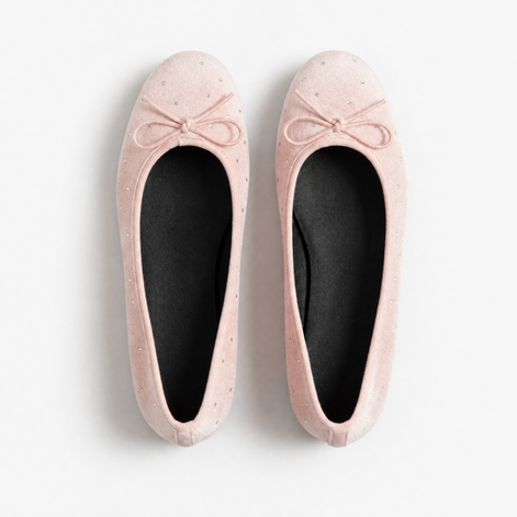 Ballerina Cipria, vue de dessus