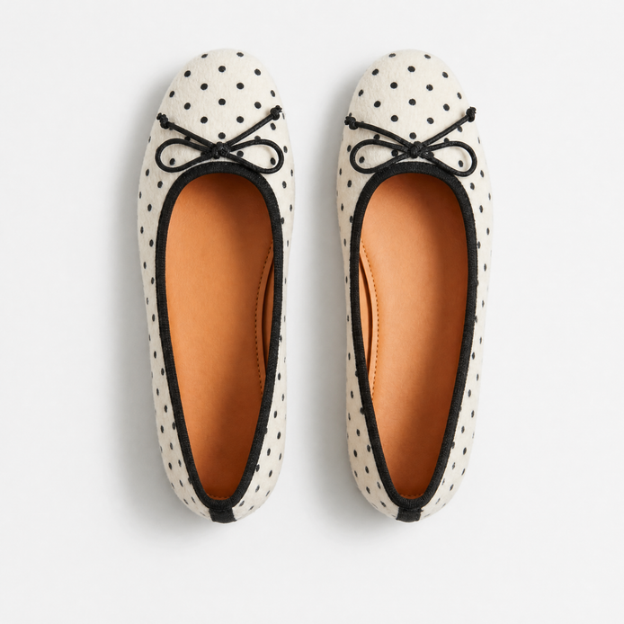 Ballerina Pois, vue de dessus